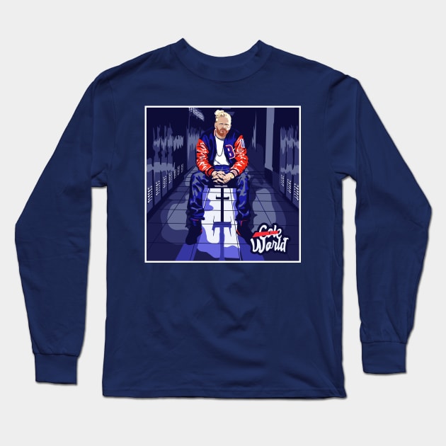 Beasley J. Cole World Long Sleeve T-Shirt by Carl Cordes